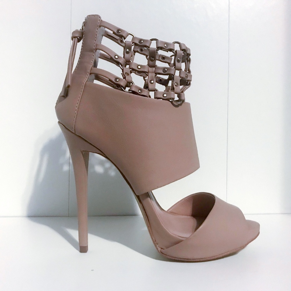 bebe Heels - Natural Abbee Knotted Cuff